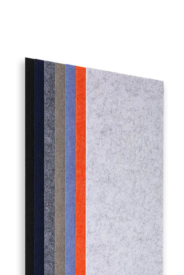 Akustikpaneler av polyesterfiber