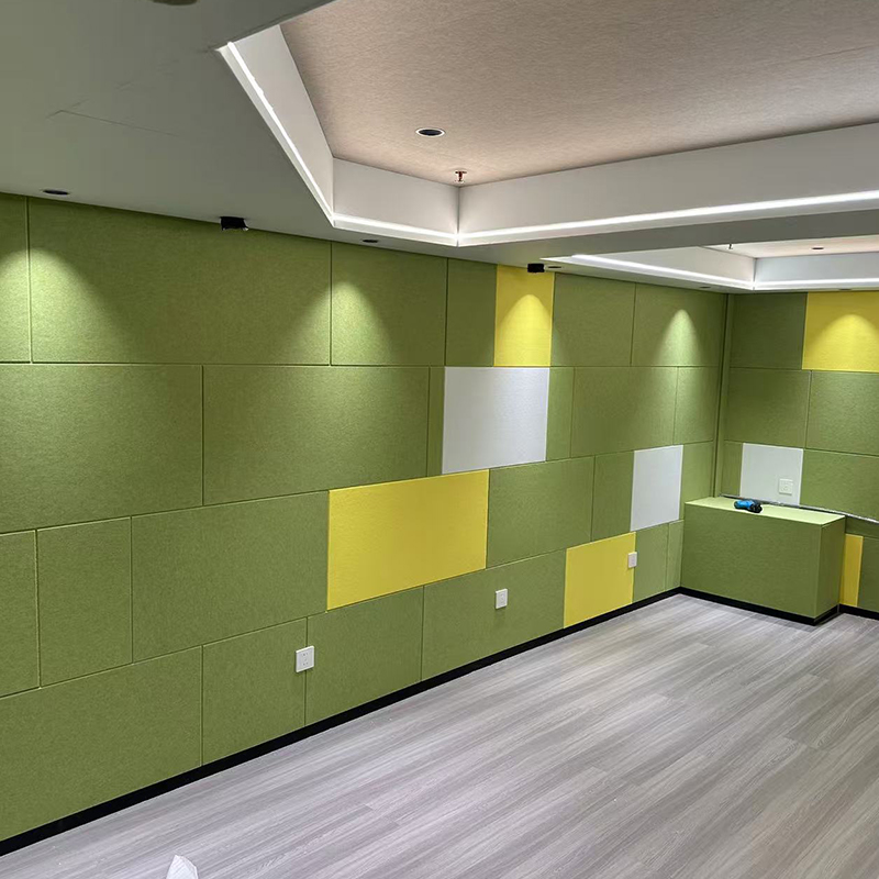 Carved Art Adhesive Akustikpaneler 3d Panel Akustikpanel Polyester Fiber