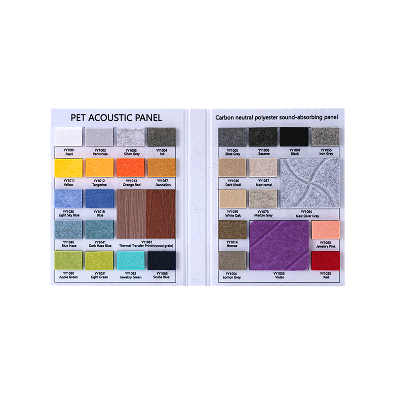 Brandbeständig räflad polyesterfiber ljudabsorberande skiva, för bio/KTV akustisk behandling