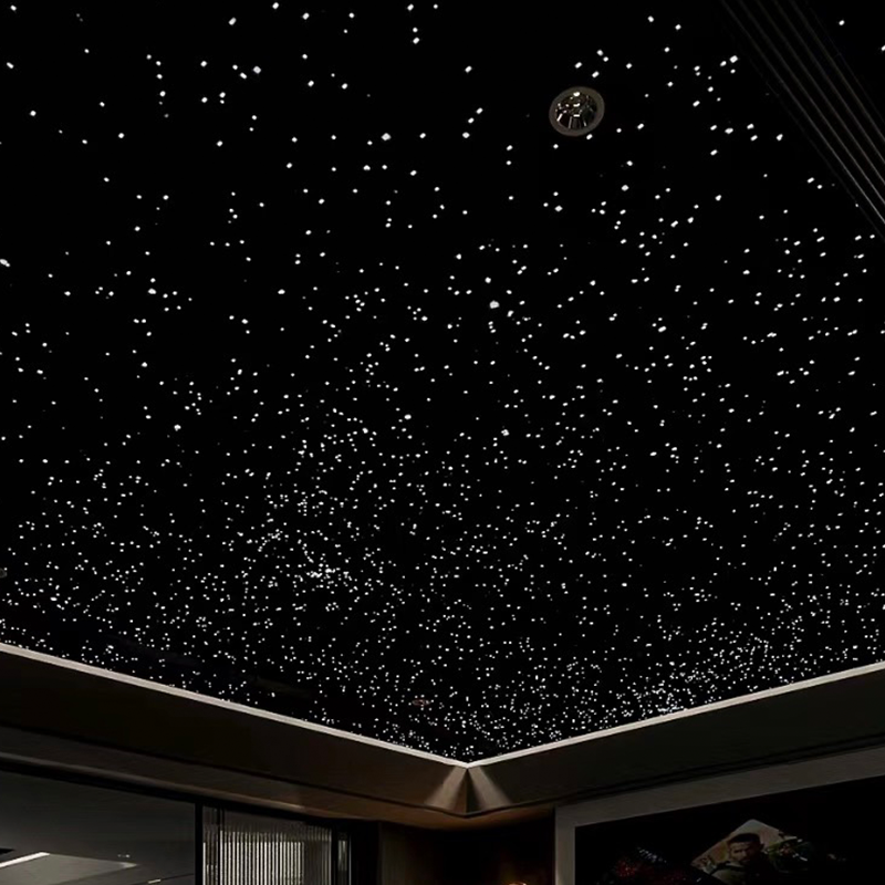 Modern stil fiberoptisk RGB Light Star takpaneler 7 färg gips för vardagsrum Modern stil fiberoptisk RGB Light Star takpaneler 7 färg gips för vardagsrum