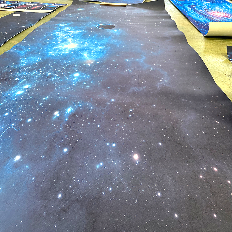 Sömlöst stjärntak - anpassningsbart, lättinstallerat, ljudabsorberande för biografer/hotell Sömlöst stjärntak - anpassningsbart, lättinstallerat, ljudabsorberande för biografer/hotell