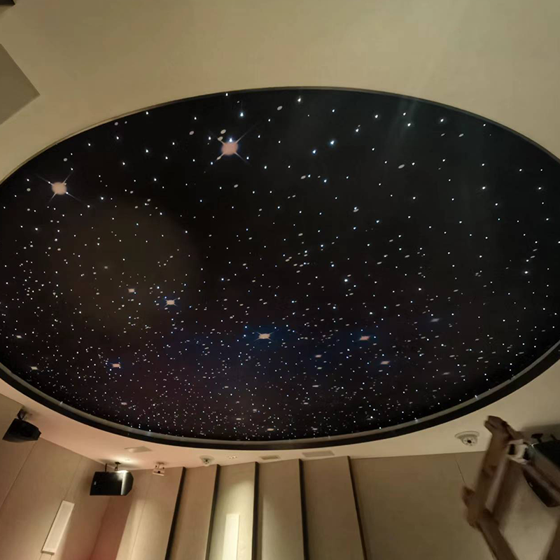 Modern Star Top Ceiling Light Bar för KTV Audio-Visual Room Optical Fiber Sky Star Dekorativ projektor Light Direct