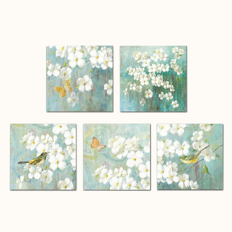 Modern stil värmeöverföring akustiska väggmålningar - HD, ljudabsorberande, för sovrum/vardagsrum