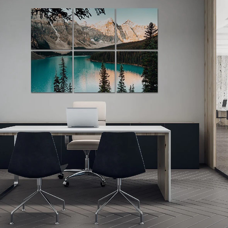 Utskrivbara värmeöverföringsväggpaneler - självhäftande, ljudisolerade, lämpliga för auditorier/skolor