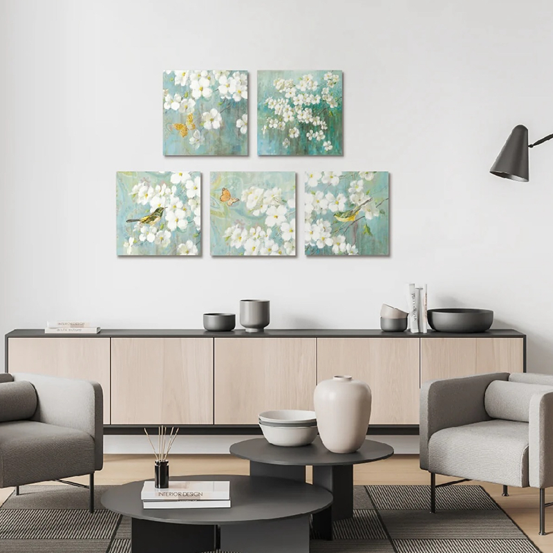 Modern stil värmeöverföring akustiska väggmålningar - HD, ljudabsorberande, för sovrum/vardagsrum