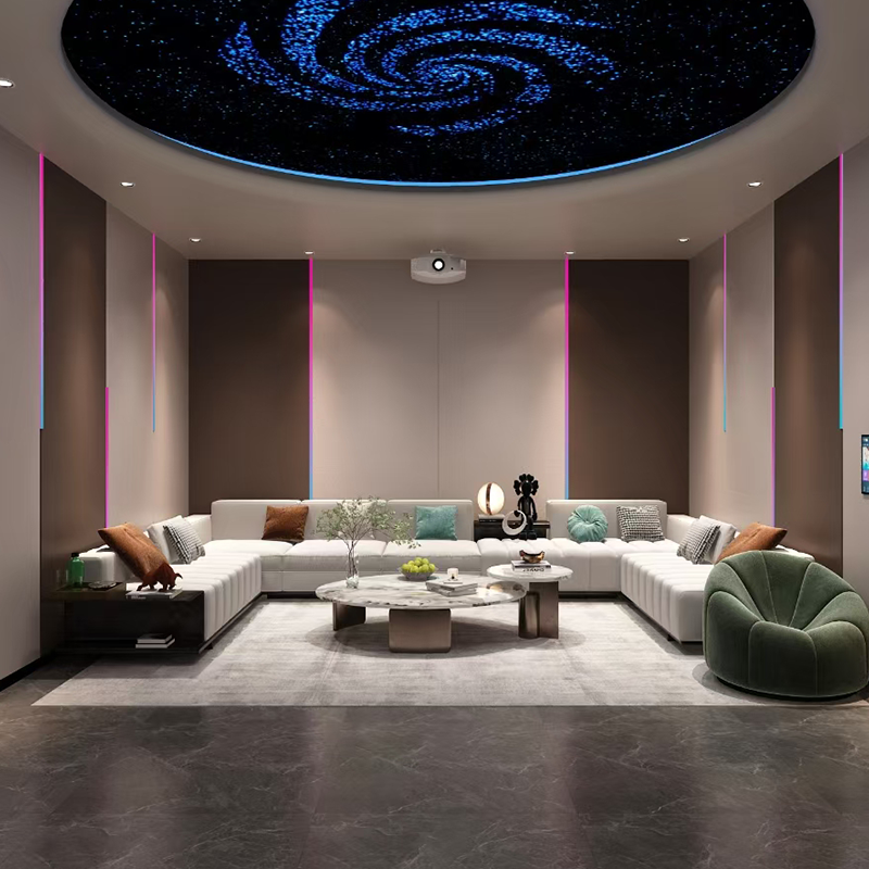 Anpassningsbar hemmabio - modern, ljudabsorberande, fabriksdirekt för vardagsrum/sovrum