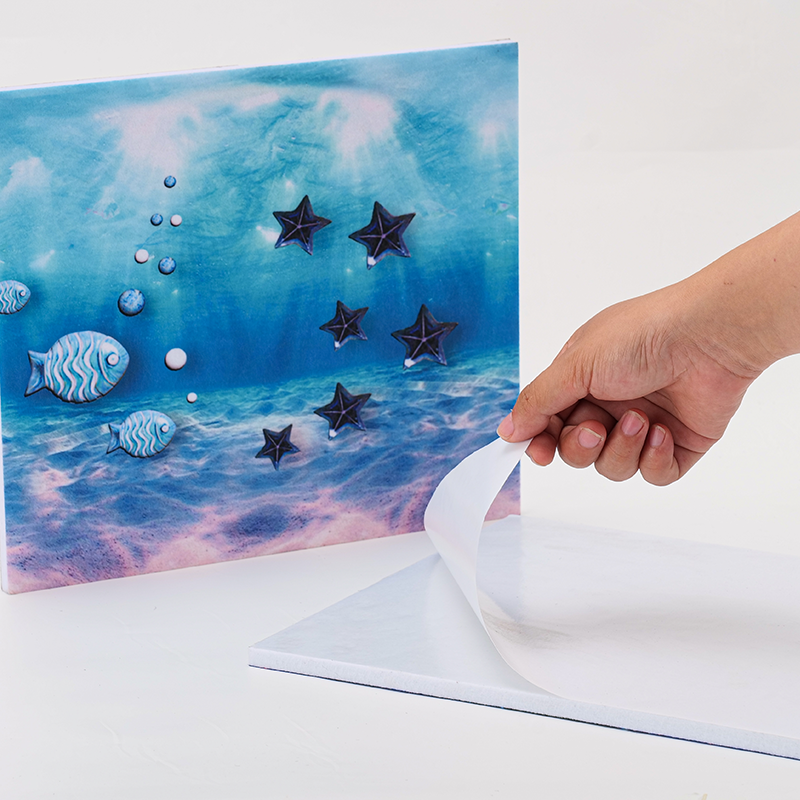 Lätt anpassade väggmålningspaneler för värmeöverföring - utskrivbara, självhäftande, ljudisolerade för korridorer