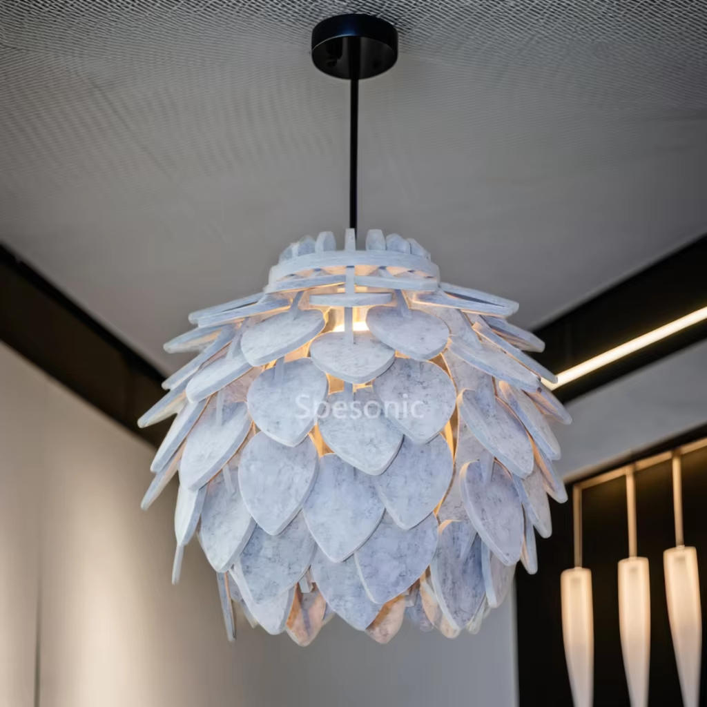 Anti-mögel och anti-fuktighet, hängande typ ljudabsorberande panel, lämplig för biografer och kontorslobby