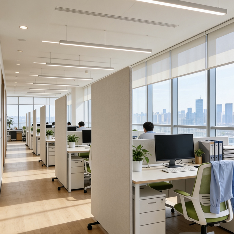 Anpassningsbara storlekar 1700×1200×28mm ljudabsorberande skärm, akustisk golvavdelare